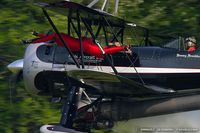 N2369Q @ KFWN - Waco UPF-7 C/N 5387 - Jimmy Franklin and his son Kyle, N2369Q