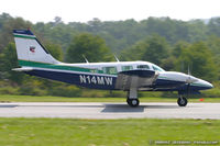 N14MW @ KFWN - Piper PA-34-220T Seneca III  C/N 34-8133047, N14MW - by Dariusz Jezewski  FotoDJ.com