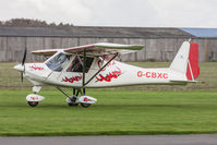 G-CBXC @ XBRE - Ikarus C42 Cyclone FB UK G-CBXC, Breighton 17/9/17 - by Grahame Wills