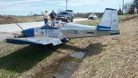 N822DC @ IA66 - ran off end of runway - by Floyd Taber