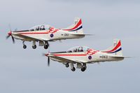 061 @ LFSI - Pilatus PC-9M, Croatian Air Force aerobatic team, Take off rwy 29, St Dizier-Robinson Air Base 113 (LFSI) Open day 2017 - by Yves-Q