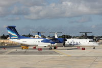 VP-BKD @ LMML - DHC-8 VP-BKD Yakutia Airlines - by Raymond Zammit