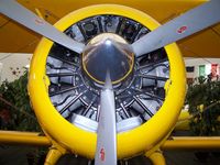 N2803D - View of motor and prop - by John Becker