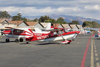 N8702V @ SZP - 1975 Bellanca 8KCAB Decathlon, Lycoming O-320 150 Hp - by Doug Robertson