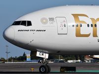 A6-ECM @ LPPT - Emirates EK192 departure and take off runway 03 to Dubai - by JC Ravon - FRENCHSKY