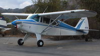 N879A @ SZP - 1951 Piper PA-22, Lycoming O-290-D2 135 Hp, apparently a PA-22 TRIPACER converted to a PA-20 PACER landing gear? - by Doug Robertson