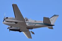 N522JP @ KBOI - Flares attached to wings are used for rain making. It is a Beechcraft. - by Gerald Howard