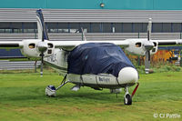 OY-MLS @ EGPN - Parked at Dundee - by Clive Pattle