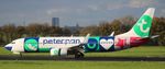 PH-HSI @ EHRD - Transavia logojet Peter Pan maidenflight arriving at EHRD.
