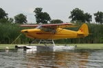 N577PJ @ 96WI - 2012 Piper PA-18 Super Cub Replica, c/n: 001 - by Timothy Aanerud