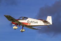 G-AYGA @ EGBR - Back to base