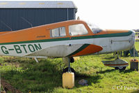 G-BTON @ EGTU - Resting at Dunkeswell - by Clive Pattle