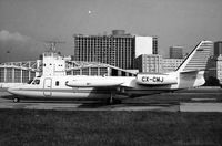 CX-CMJ @ SBRJ - En el Aeropuerto Santos Dumont (Rio de Janeiro)  abril 1981 (Colección Aeronaves CX) - by colección aeronaves CX