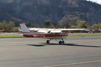 N17170 @ SZP - 1972 Cessna 150L, Continental O-200 100 Hp, landing roll Rwy 22 - by Doug Robertson