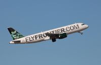 N221FR @ KLAS - Airbus A320