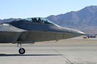 99-4011 @ KLVS - F-22 Raptor 99-4011 OT from 422nd TES Green Bats 53rd WG Nellis AFB, NV