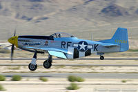 N2580 @ KLVS - North American F-51D Mustang Six Shooter  C/N AF-67-22580, N2580