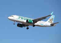 N301FR @ KLAS - Airbus A320