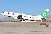 PH-HSK @ KBOI - Departing RWY 28L.