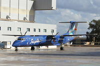 VP-BOS @ LMML - De Havilland DHC-8 VP-BOS Yakutia Airlines - by Raymond Zammit