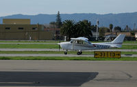 N73454 @ KRHV - Nice Air 1976 Cessna 172M Skyhawk taxiing @ Reid-Hillview Airport, San Jose, CA home base - by Steve Nation