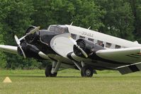 HB-HOS @ LFFQ - Junkers Ju-52-3m g4e, Landing rwy 28, La Ferté-Alais airfield (LFFQ) Air show 2016 - by Yves-Q