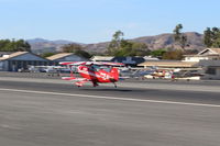 N49BR @ SZP - 1983 Aerotek PITTS S-2A SPECIAL, Lycoming AEIO-360 180 Hp, first landing Rwy 22 - by Doug Robertson