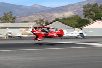 N49BR @ SZP - 1983 Aerotek PITTS S-2A SPECIAL, Lycoming AEIO-360 180 Hp, first landing today Rwy 22 - by Doug Robertson