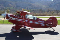 N49BR @ SZP - 1983 Aerotek PITTS S-2A SPECIAL, Lycoming AEIO-360 180 Hp, S-turns taxi - by Doug Robertson