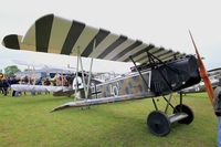F-AZLM @ LFFQ - Fokker DVIIF replica, Displayed at La Ferté-Alais airfield (LFFQ) Airshow 2016 - by Yves-Q