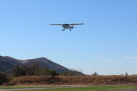 N704JH @ SZP - 1076 Cessna 150M, Continental O-200 100 Hp, on final Rwy 04 - by Doug Robertson