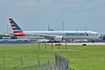 N725AN @ DFW - American Airlines 777 about to depart DFW Airport