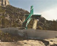 N60760 - 760 was unable to clear rising terrain near Yosemite, Calif. on 4-18-2008.