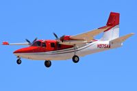 N975AA @ KBOI - Landing RWY 28L. - by Gerald Howard