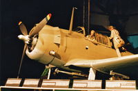 10575 @ DWF - SBD-4 marked as A-24 41-15786 which crash-landed in Java in 1942. This plane was at the NMUSAF from 1996 until 2004. It was recovered from Lake Michigan in 1991