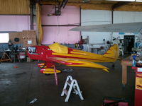 N516HS @ KOOA - Being  annualed - by Floyd Taber