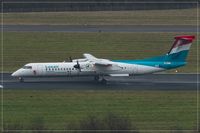 LX-LQB @ EDDR - De Havilland Canada DHC-8-402Q - by Jerzy Maciaszek
