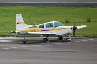 G-BAVR @ EGFH - Resident AA-5 aircraft. - by Roger Winser