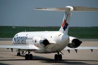 EC-ENZ @ LFPG - SPANAIR departure to Barcelona at CDG terminal 1 - by JC Ravon - FRENCHSKY