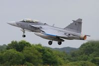 9820 @ LFRJ - Saab JAS-39D Gripen, Take off rwy 26, Landivisiau Naval Air Base (LFRJ) Tiger Meet 2017 - by Yves-Q