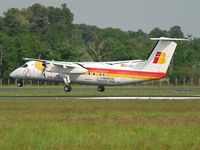 EC-IOV @ LFBD - Air Nostrum landing runway 05 from Madrid Barajas - by JC Ravon - FRENCHSKY