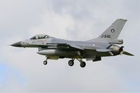 J-646 @ LFRJ - Fokker F-16AM Fighting Falcon, Short approach rwy 26, Landivisiau Naval Air Base (LFRJ) Tiger Meet 2017 - by Yves-Q