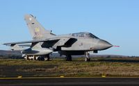 ZA355 @ EGFH - Newly resident Tornado gate guardian ZA355. Ex-15(R) Squadron RAF coded TAA last flown in May 2001. Became maintenace airframe 9310M in May 2002. - by Roger Winser