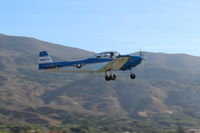 N8667H @ SZP - 1947 North American NAVION, Continental IO-520 285 Hp upgrade, another takeoff climb Rwy 22, gives Young Eagles flights - by Doug Robertson