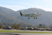 N7787N @ SZP - 1969 Piper Pa-28-180 CHEROKEE, Lycoming O&VO-360 180 Hp, takeoff climb Rwy 22 - by Doug Robertson