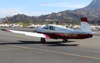 N4474H @ SZP - 1978 Mooney M20J 201, Lycoming IO-360-A3B6D 200 Hp, taxi - by Doug Robertson