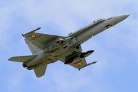 J-5012 @ LFRJ - Swiss Air Force McDonnell Douglas FA-18C Hornet, Take off rwy 26, Landivisiau Naval Air Base (LFRJ) Tiger Meet 2017 - by Yves-Q