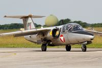1129 @ LFRJ - Saab 105OE, Taxiing to flight line, Landivisiau Naval Air Base (LFRJ) Tiger Meet 2017 - by Yves-Q