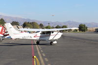 N811TW @ SZP - 2002 Cessna 182T SKYLANE, Lycoming IO-540-AB1A5 230 Hp, taxi to Rwy 22 - by Doug Robertson