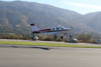 N505TT @ SZP - 1972 Beech A36 BONANZA, Continental IO-520 285 Hp, takeoff climb Rwy 22 - by Doug Robertson